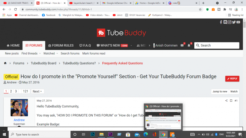 Tubebuddy Community Forum Screenshot.png