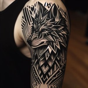 Tribal Wolf Tattoo.jpg